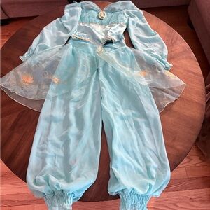 Kids Teal Jasmine Princess Costume